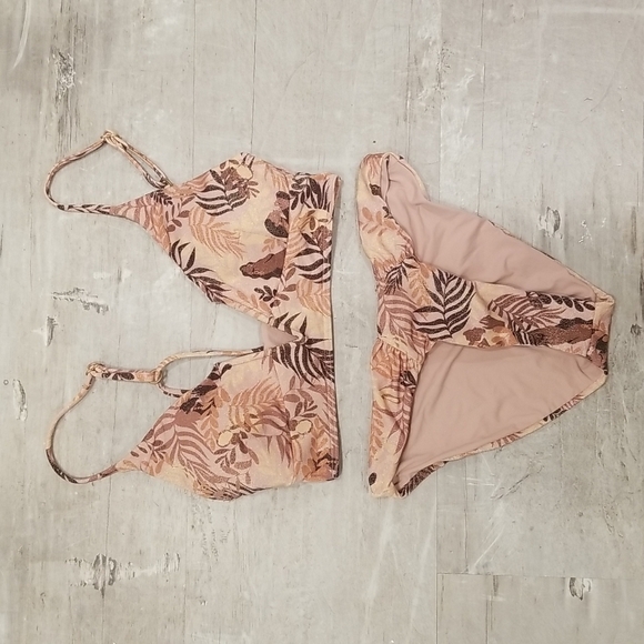 💕L*SPACE💕 Shimmer Bikini Set: Siren Top + Sol Classic Bottom Small S NWT - Picture 1 of 9